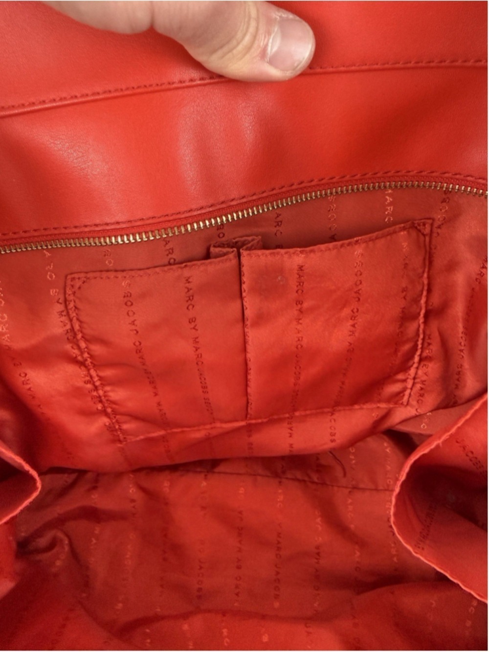 Marc By Marc Jacobs Red Nylon Tote Bag Large Indonesia - Picture 12 of 16